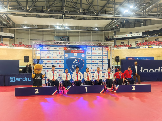 残奥乒乓球队圆满完成2023年残奥乒乓球法国公开赛参赛任务
