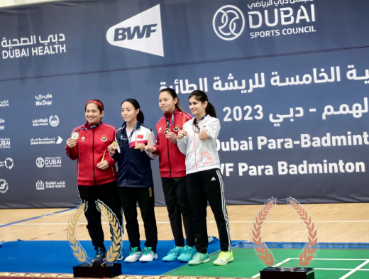 中国队参加2023年世界羽联残奥羽毛球迪拜锦标赛取得优异成绩